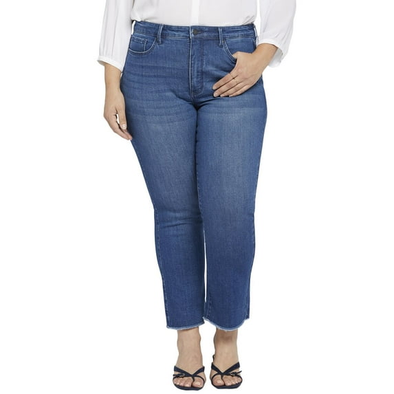 NYDJ womens Plus Bootcut Desire Ankle Crop Jean, 28W