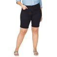 thumbnail image 1 of NYDJ womens  Plus Briella Black Short, 24W, 1 of 3