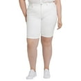 thumbnail image 1 of NYDJ womens  Plus Briella Optic White Short, 28W, 1 of 3