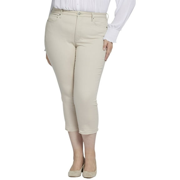 NYDJ womens  Plus Chloe Feather Capri Jean, 20W
