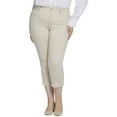 thumbnail image 1 of NYDJ womens  Plus Chloe Feather Capri Jean, 22W, 1 of 3