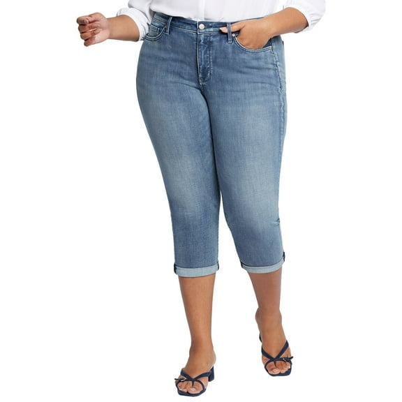 NYDJ womens  Plus Chloe Prelude Capri Jean, 28W