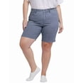 thumbnail image 1 of NYDJ womens  Plus Ella Malaga Stripe short, 18W, 1 of 3