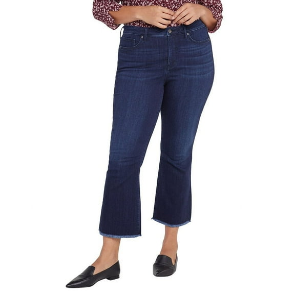 NYDJ womens  Plus Fiona Slim Flare Court Ankle Cut Jean, 28W