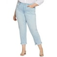 thumbnail image 1 of NYDJ womens  Plus High-Rise Girlfriend Brightside Jean, 16WP, 1 of 2