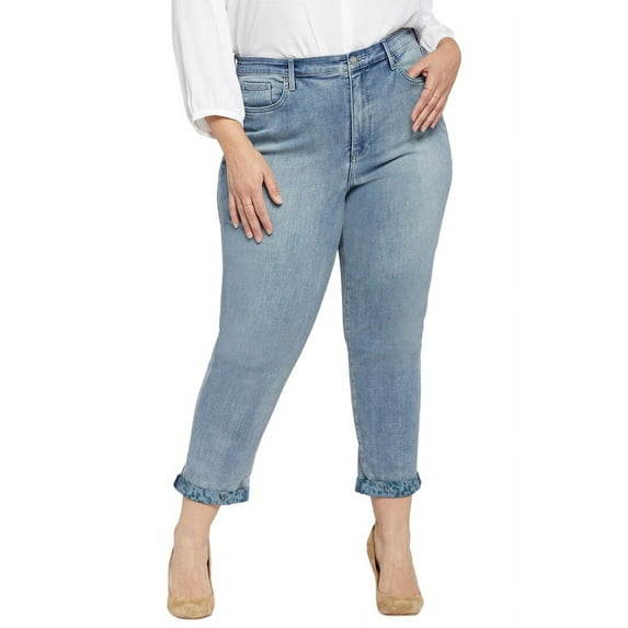 NYDJ womens Plus Margot Girlfriend Skinny Jean, 24W