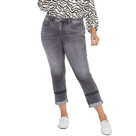 NYDJ womens Plus Margot Nobelle Girlfriend Jean, 14W