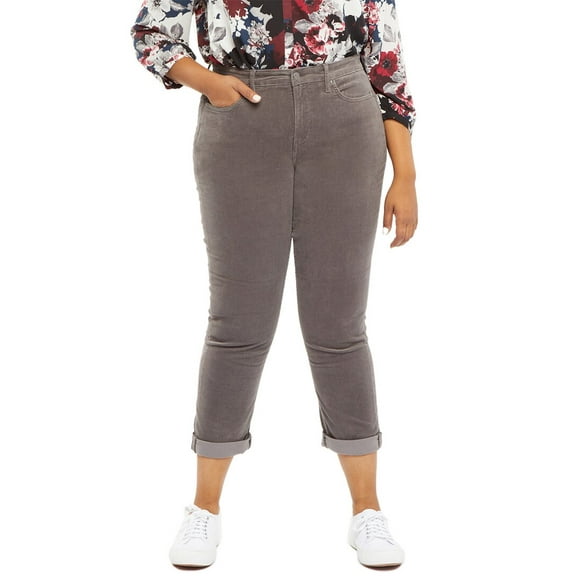 NYDJ womens Plus Margot Volcanic Glass Girlfriend Jean, 26W