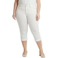 thumbnail image 1 of NYDJ womens  Plus Marilyn Beach Cruise Stripe Crop Jean, 20W, 1 of 3