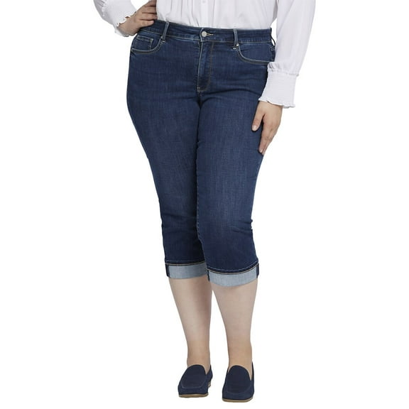 NYDJ womens  Plus Marilyn Cambridge Crop Jean, 18W