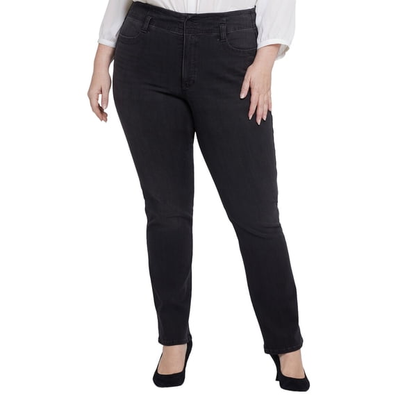 NYDJ womens Plus Marilyn Cordoba Cliff High-Rise Straight Leg Jean, 14W