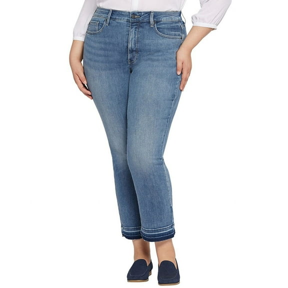NYDJ womens Plus Marilyn Fantasy High-Rise Ankle Jean, 28W