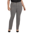 thumbnail image 1 of NYDJ womens  Plus Marilyn High-Rise Lunar Stone Straight Leg Jean, 24W, 1 of 4