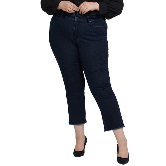 NYDJ womens Plus Marilyn Midnight Falls Ankle Crop Jean, 26W