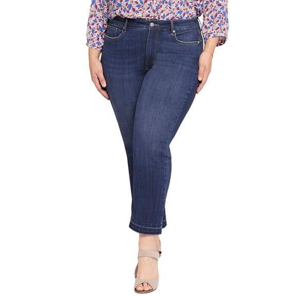 NYDJ womens Plus Marilyn Wonderland Ankle Crop Jean, 28W