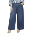 thumbnail image 1 of NYDJ womens  Plus Mona Reminiscent Wide Leg Jean, 26W, 1 of 3
