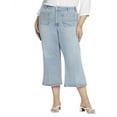 thumbnail image 1 of NYDJ womens  Plus Patchie Divine Wide Leg Jean, 18W, 1 of 3