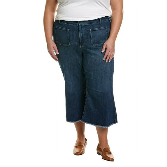 NYDJ womens Plus Patchie Major Wide Leg Capri Fanciful Jean, 20WP