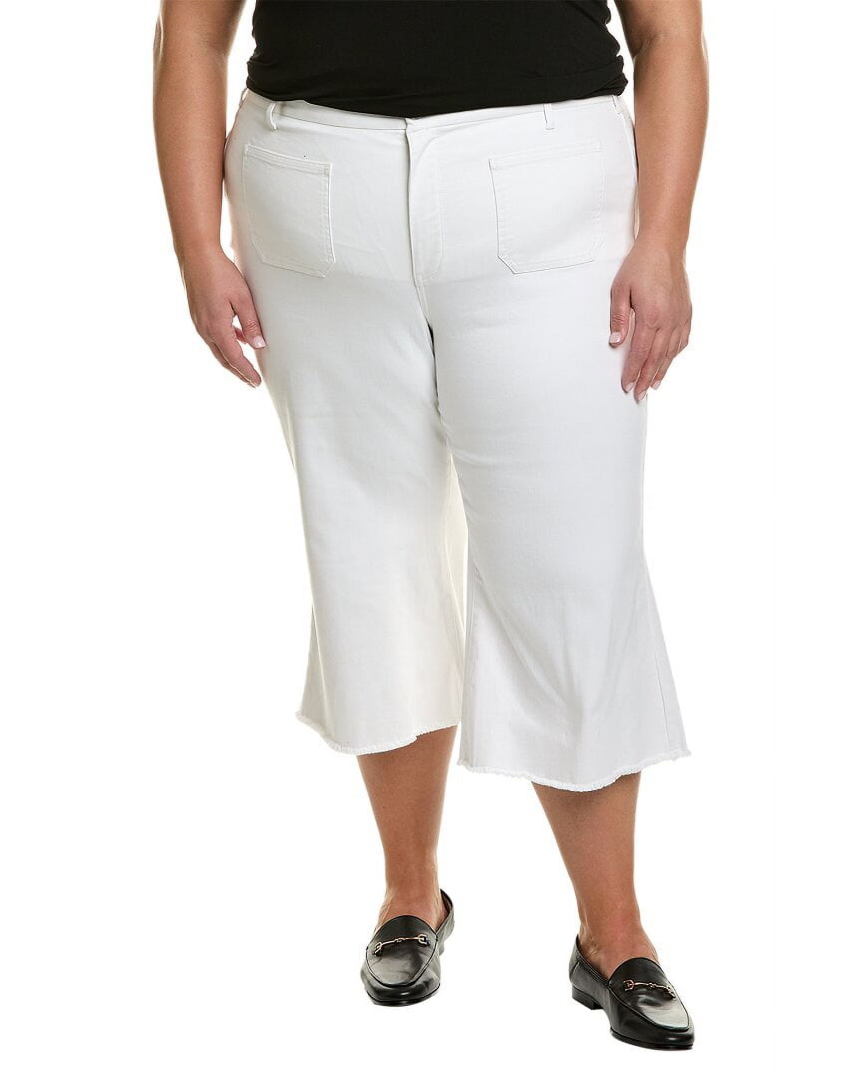 Plus Size Nydj White Capris NYDJ Womens Plus Patchie Major Wide