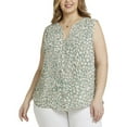 thumbnail image 1 of NYDJ womens  Plus Pintuck Blouse, 3X, 1 of 3