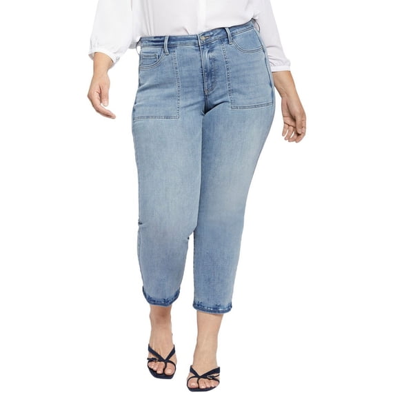 NYDJ womens Plus Piper Relaxed Straight Jean, 20W