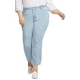 thumbnail image 1 of NYDJ womens  Plus Relaxed Summerville Stripes Straight Leg Jean, 18W, 1 of 3