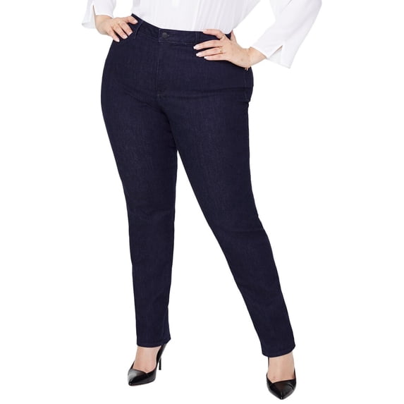 NYDJ womens Plus Sheri Rinse Slim Jean, 26W