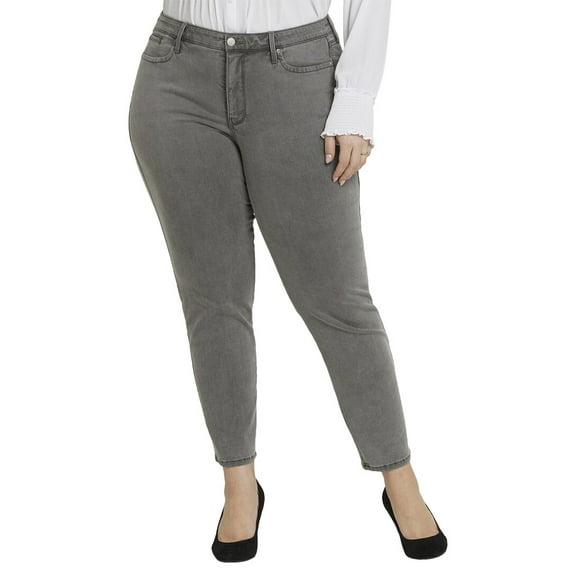 NYDJ womens Plus Stella Palmas Tapered Jean, 24W