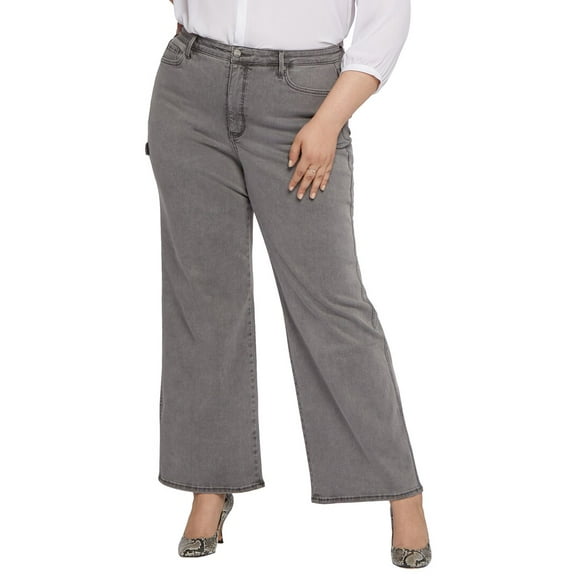 NYDJ womens Plus Teresa Palmas Wide Leg Jean, 26W