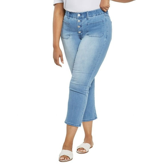 NYDJ womens  Plus Waistmatch Marilyn Straight Everly Jean, 5X