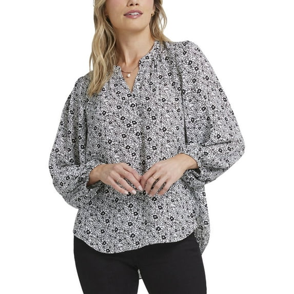 NYDJ womens Popover Blouse, XL