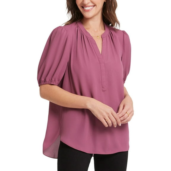 NYDJ womens  Popover Blouse, XXS