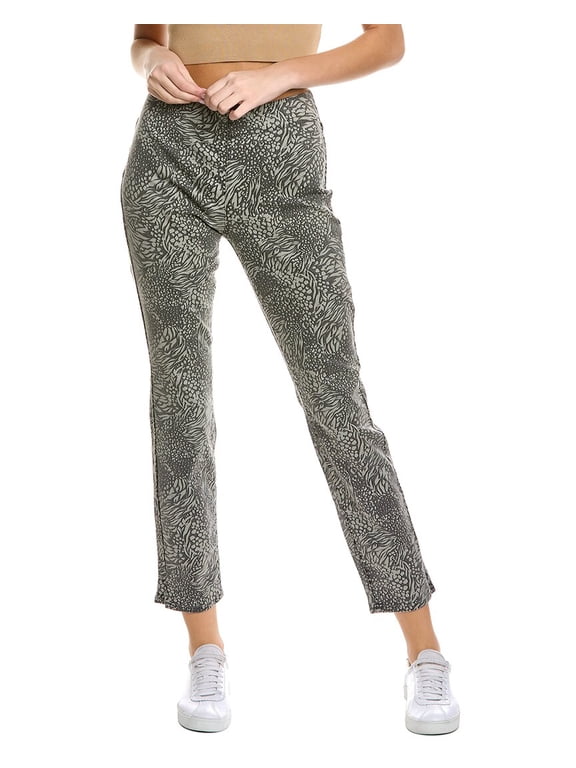 womens Pull-On Shadow Animal Charcoal Skinny Jean, 00, Grey