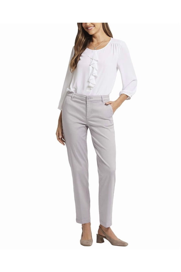 womens Sadie Pearl Grey Slim Jean, 16