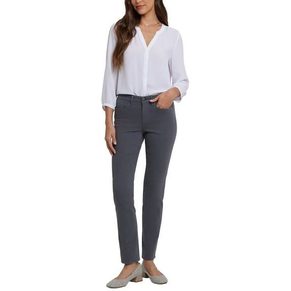 NYDJ womens  Sheri Vintage Charcoal Slim Jean, 0