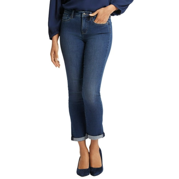 NYDJ womens Sheri Wellspring Ankle Crop Jean, 8