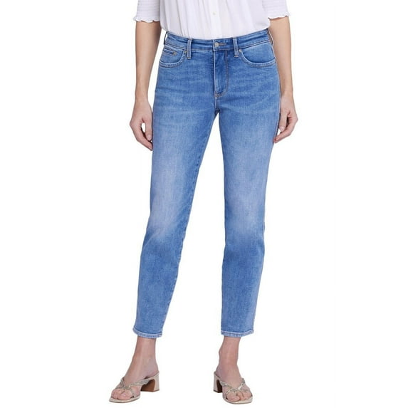 NYDJ womens Stella Crescent Shore Tapered Jean, 4