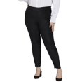 thumbnail image 1 of NYDJ womens  Plus Suede Black Legging Jean, 24W, 1 of 3