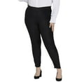 thumbnail image 1 of NYDJ womens  Plus Suede Black Legging Jean, 26W, 1 of 3