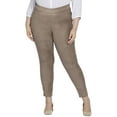 thumbnail image 1 of NYDJ womens  Plus Suede Saddlewood Legging Jean, 26W, 1 of 3