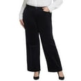 thumbnail image 1 of NYDJ womens  Plus Teresa Black Wide Leg Jean, 26W, 1 of 3