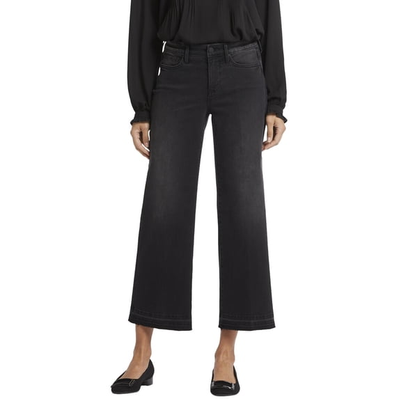 NYDJ womens Teresa Crosswinds Wide Leg Jean, 00