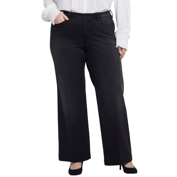 NYDJ womens Plus Teresa Crosswinds Wide Leg Jean, 20W