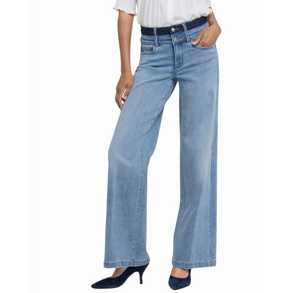 NYDJ womens Teresa Santiago Sea Wide Leg Jean, 16