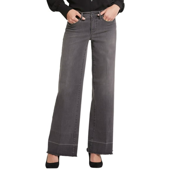 NYDJ womens  Teresa Snow Shadow Wide Leg Jean, 0