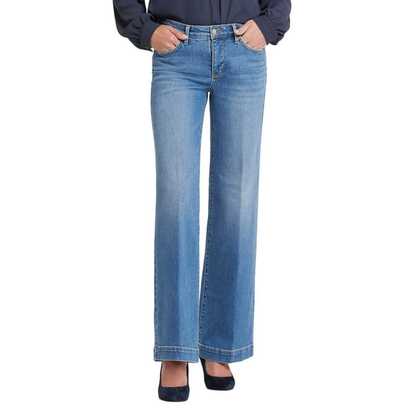 NYDJ womens Teresa Water Canyon Wide Leg Jean, 10