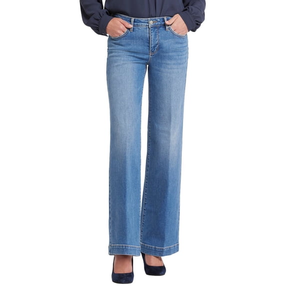 NYDJ womens Teresa Water Canyon Wide Leg Jean, 8