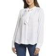thumbnail image 1 of NYDJ womens  Tie Neck Blouse, XL, 1 of 3