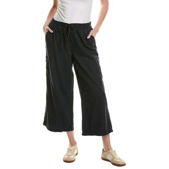 NYDJ womens Whitney Overdye Black Crop Jean, XL