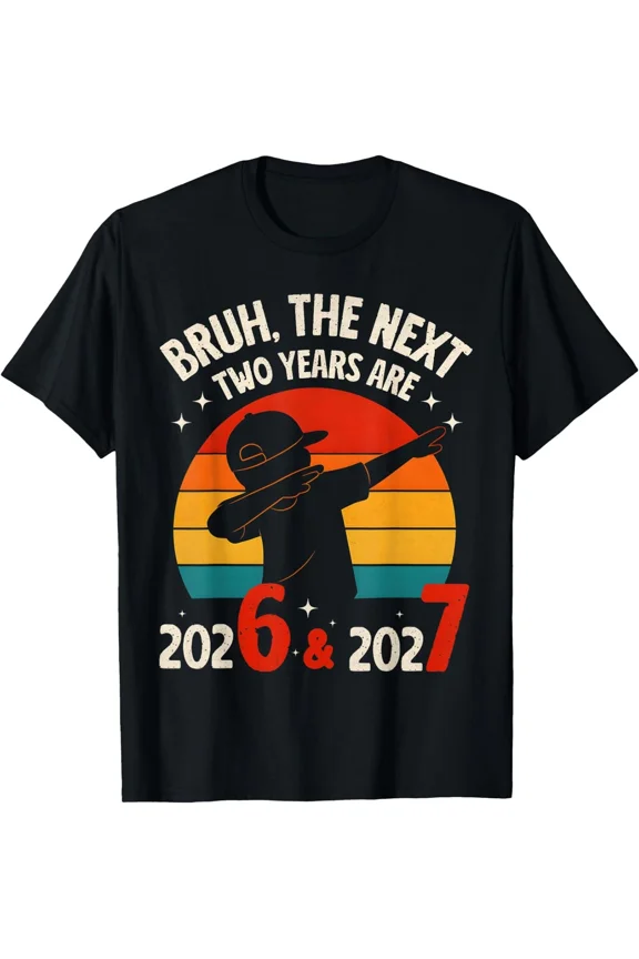 NYE 2026 Funny New Year Meme Six Seven Trend Party Graphic Unisex T-Shirt, up to size 5XL